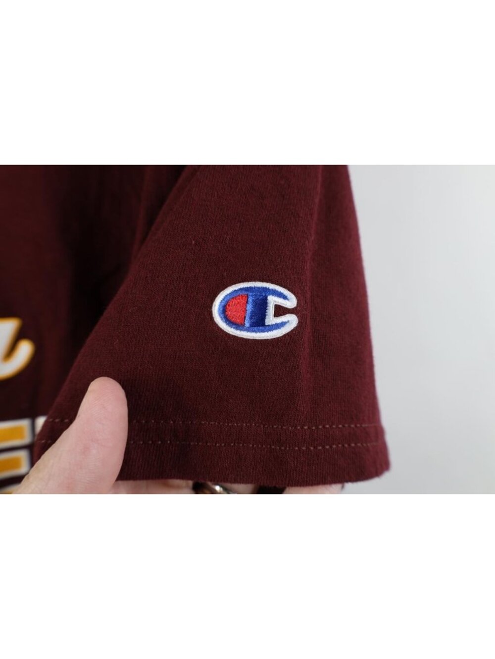 Champion Mens Medium Team Issued Loyola University Chicago Soccer T-Shirt Maroon - Picture 5 of 15